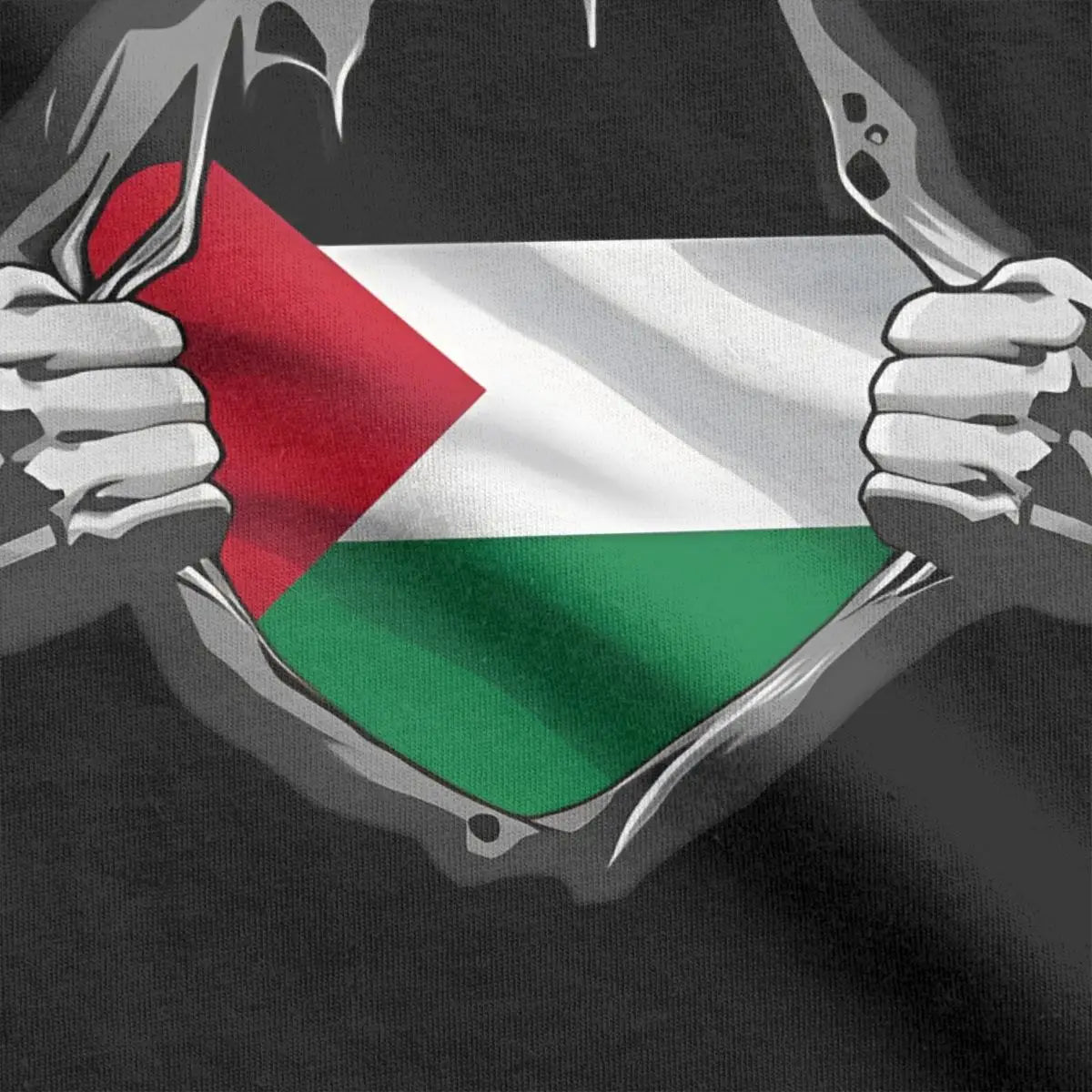 Palestine Flag T-Shirt for Men Women Arabic Hatta Kufiya Keffiyeh Casual Cotton Tee Shirt Crewneck T Shirts Plus Size Clothing