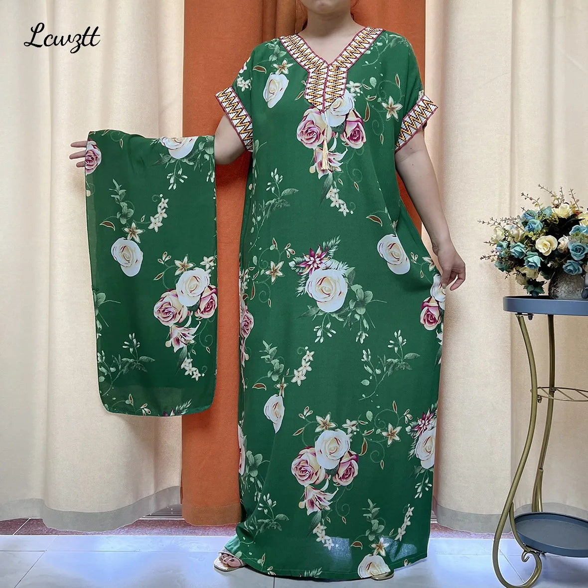 2024 Latest Hot Sale African Dress For Women Muslim Abaya Dubai Turkey Muslim Fashion Hijab Cotta Dress American Islam Clothing