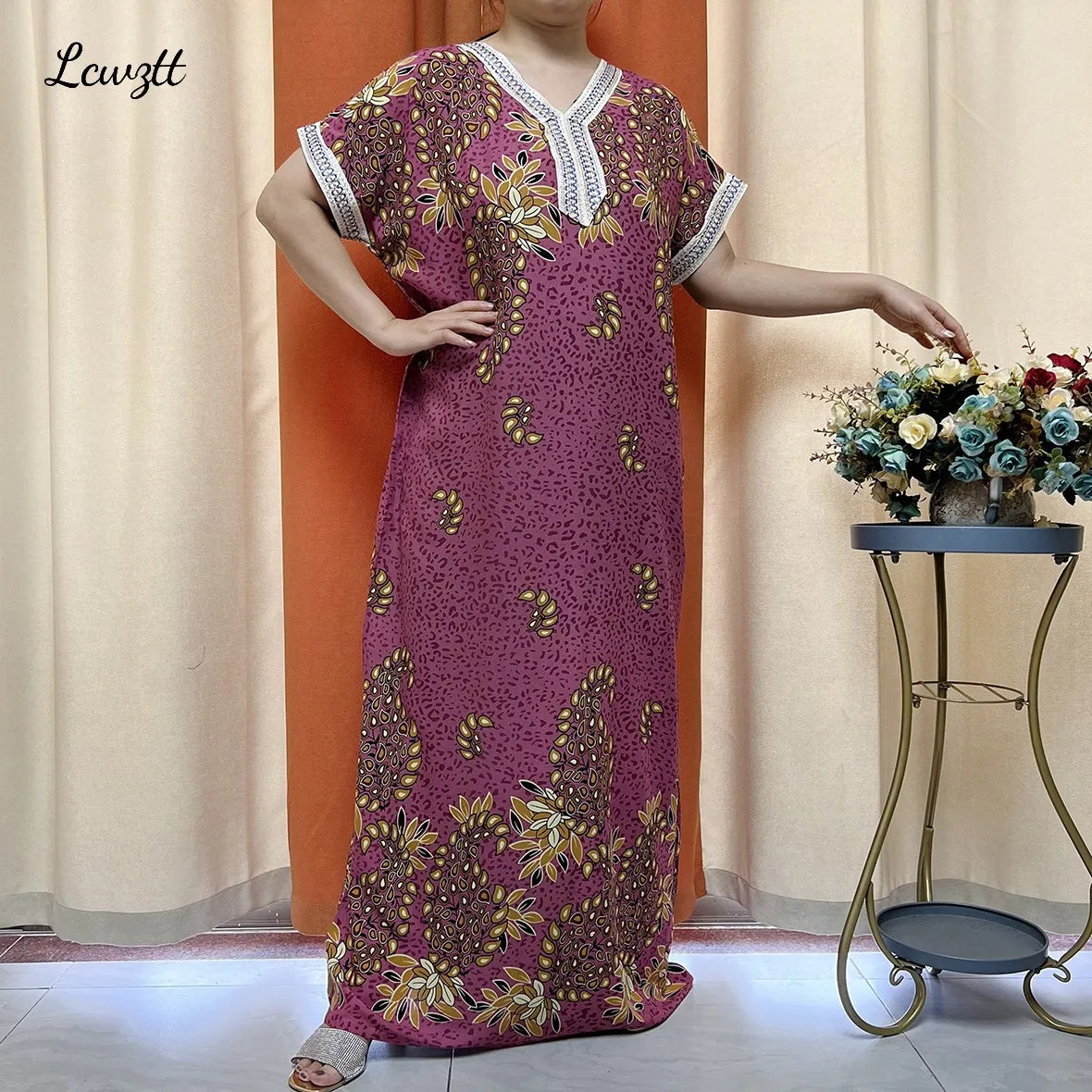 2024 Latest Hot Sale African Dress For Women Muslim Abaya Dubai Turkey Muslim Fashion Hijab Cotta Dress American Islam Clothing