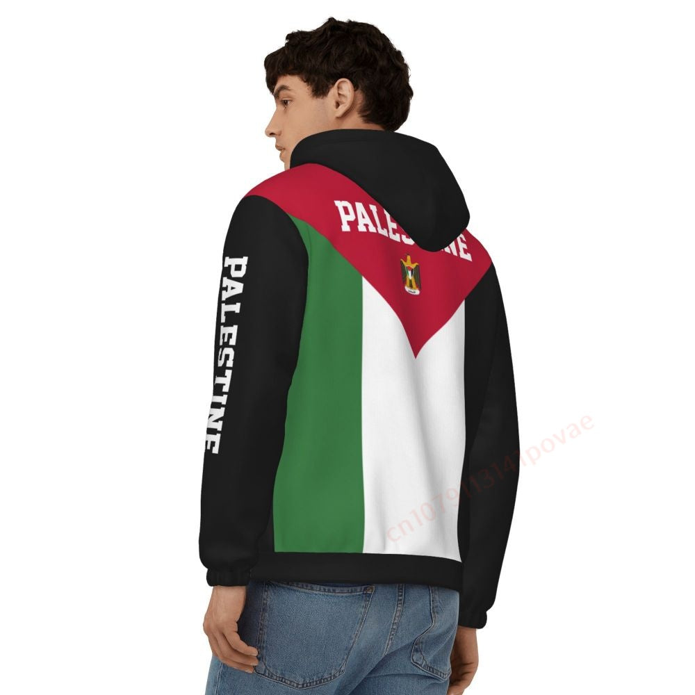 Palestine Flag 3D Printed Men Women Zipper Hoodies Sweatshirt Unisex Streetwear Spring and Autumn Casual Jacket Tracksuits