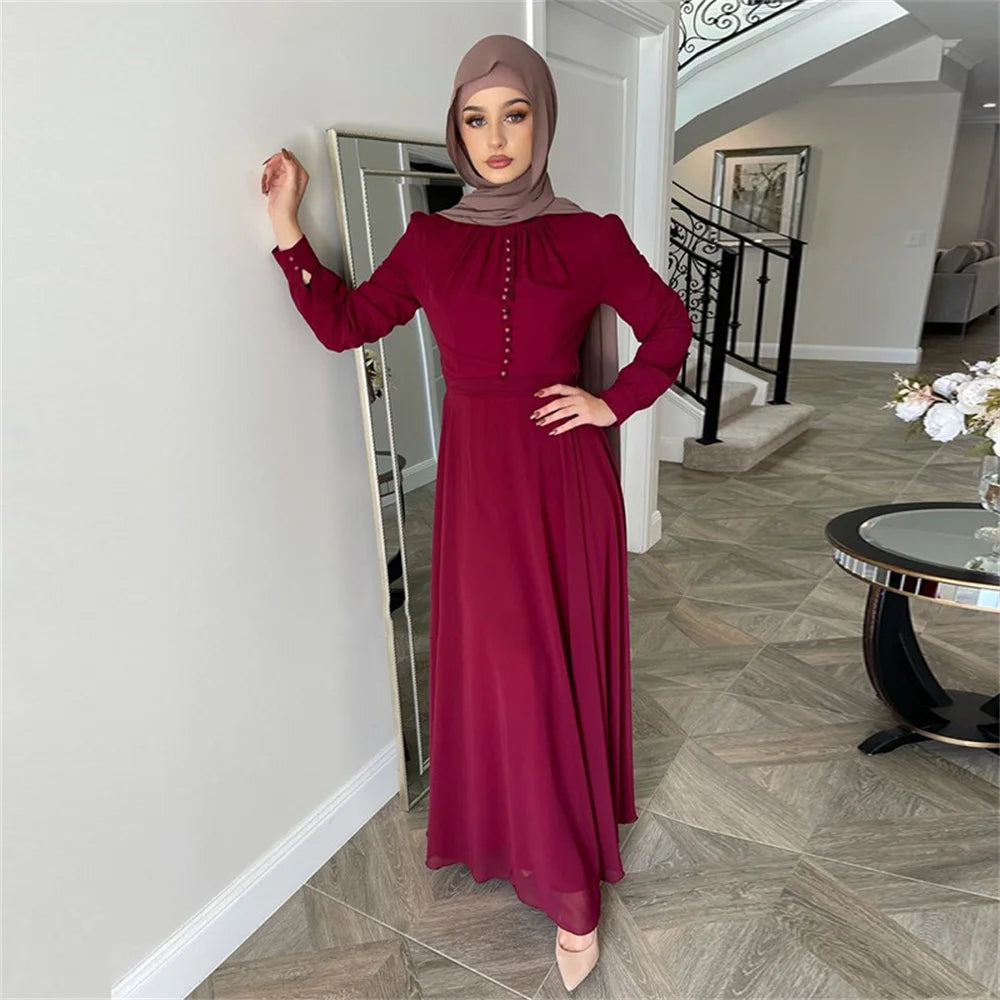 2024 Summer Modest White  Muslim Dubai Luxury Abaya Palestine Dresses Islam Eid Clothing Vestidos Para Mujer Elegantes Fiesta