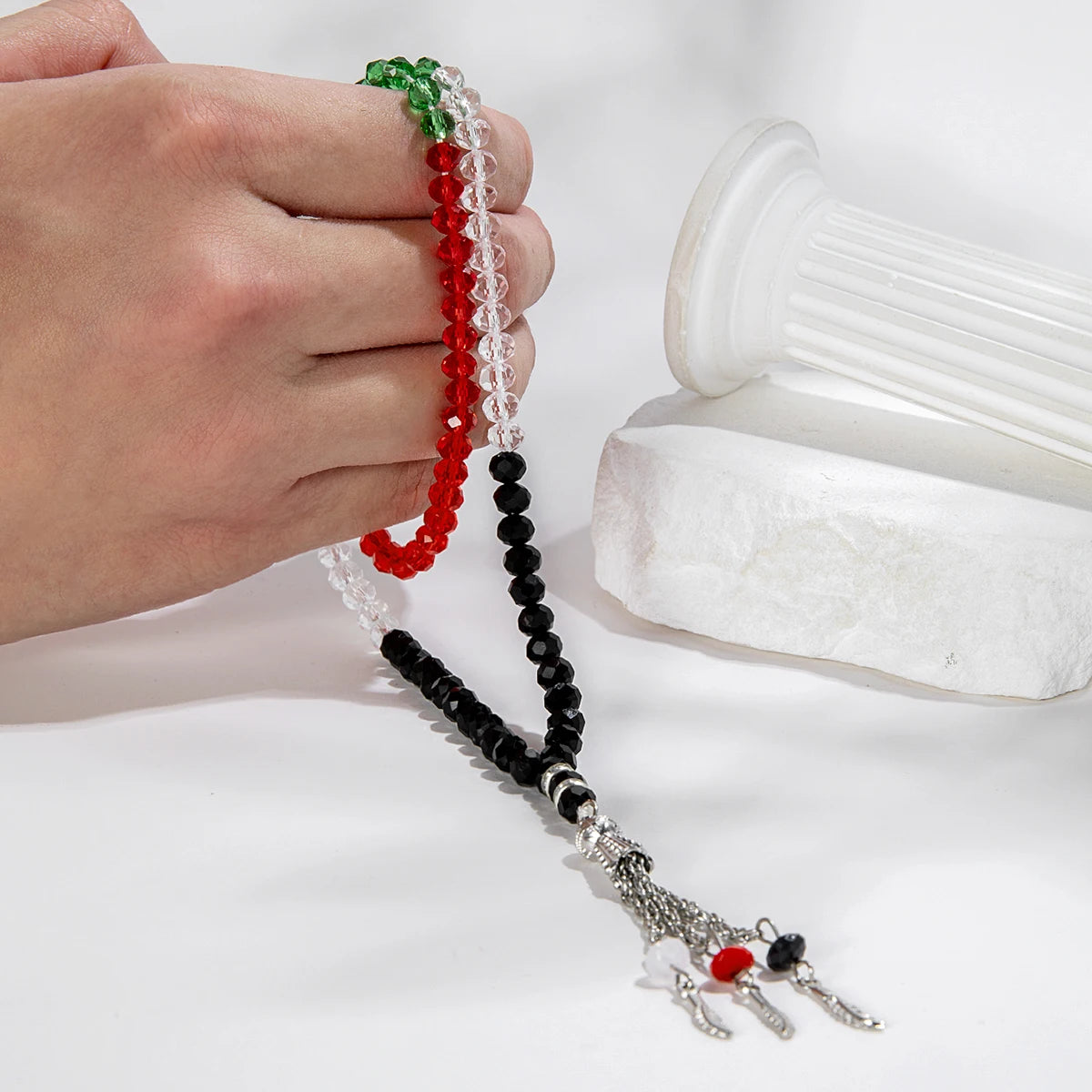 Personalized Long Colored Muslim Prayer Beads Prayer Beads Bracelets Religious Tokens Unisex Religious Jewelry Gifts