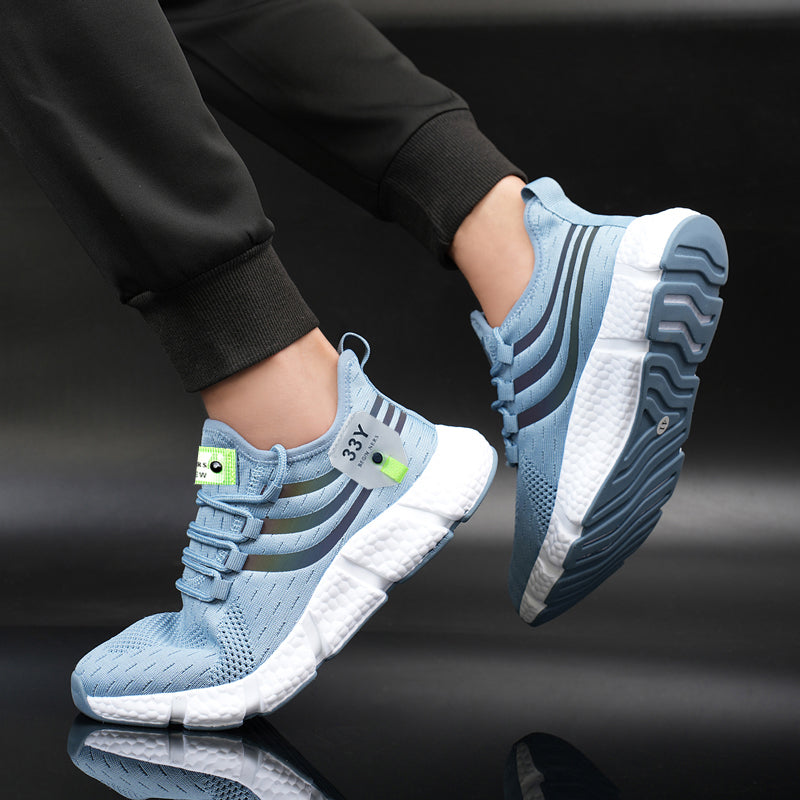 Women Sneakers 2023 New Mesh Breathable White Running Platform Shoes Comfortable Outdoor Sports Men Brand Shoes Tenis Masculino