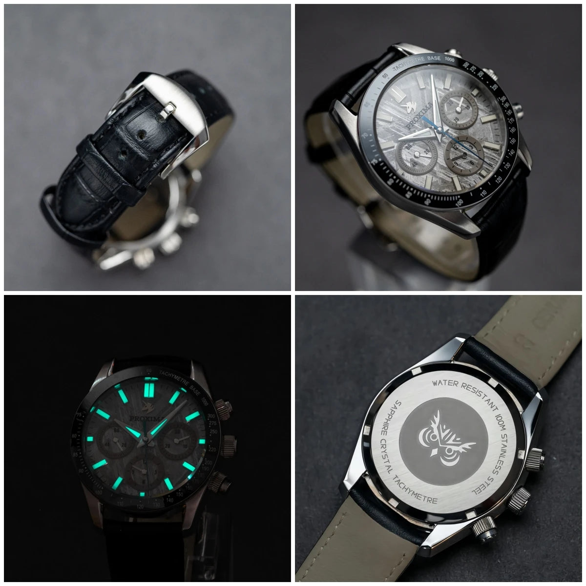 PROXIMA 2023 New Luxury Men Mechanical Wristwatch Stainless Steel Watch Top Brand Sapphire Glass Men Watches Reloj Hombre 100bar