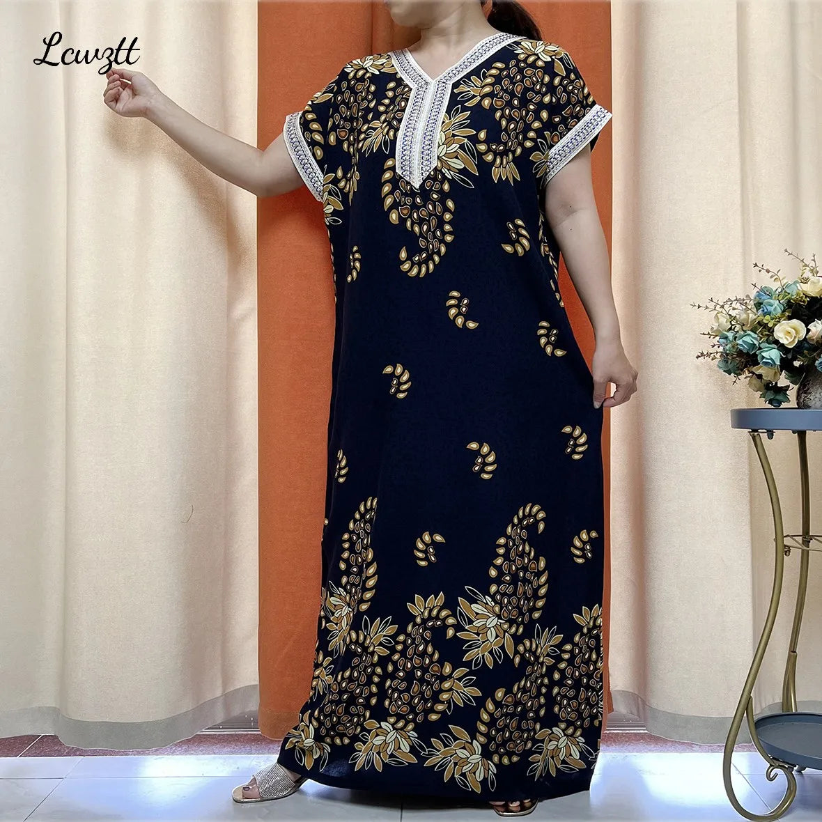 2024 Latest Hot Sale African Dress For Women Muslim Abaya Dubai Turkey Muslim Fashion Hijab Cotta Dress American Islam Clothing