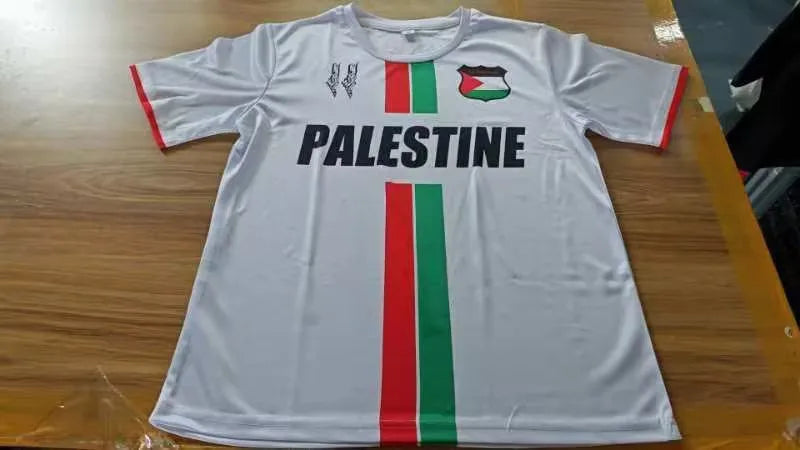 Palestine Football Jersey T Shirts Adult & Kids Light Luxury Digital Printed Soccer Uniforms Summer Mens Palestinian Flag Tees