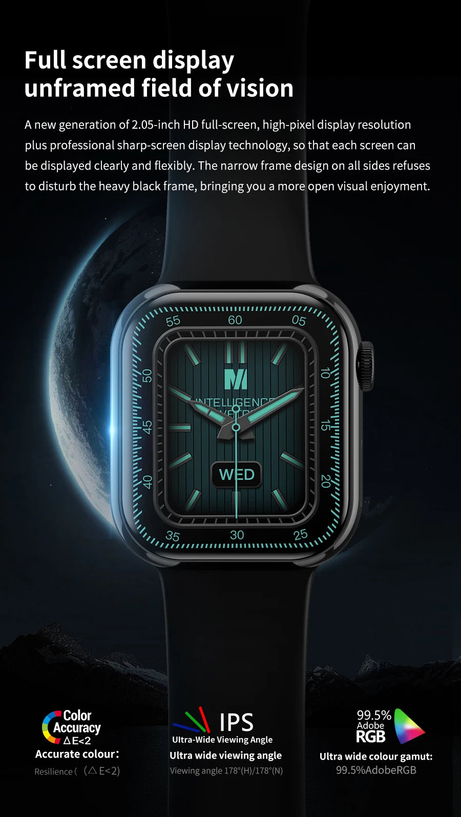 2024 NEW Smart Watch Wireless Charging Smartwatch Bluetooth Calls Men Women Watches Fitness Bracelet Custom Watch Face