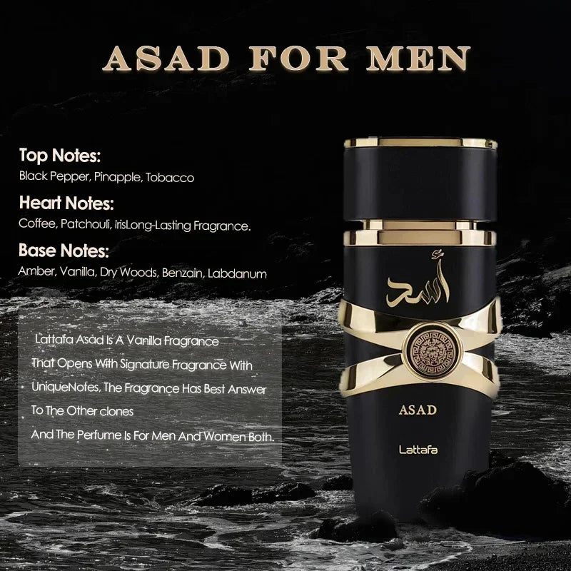 100ML Body Spray Perfume hombre aceite Original regalo Set Yara Moi Tous Asad Femme fragancia duradera citas desodorantes Spray Colonia