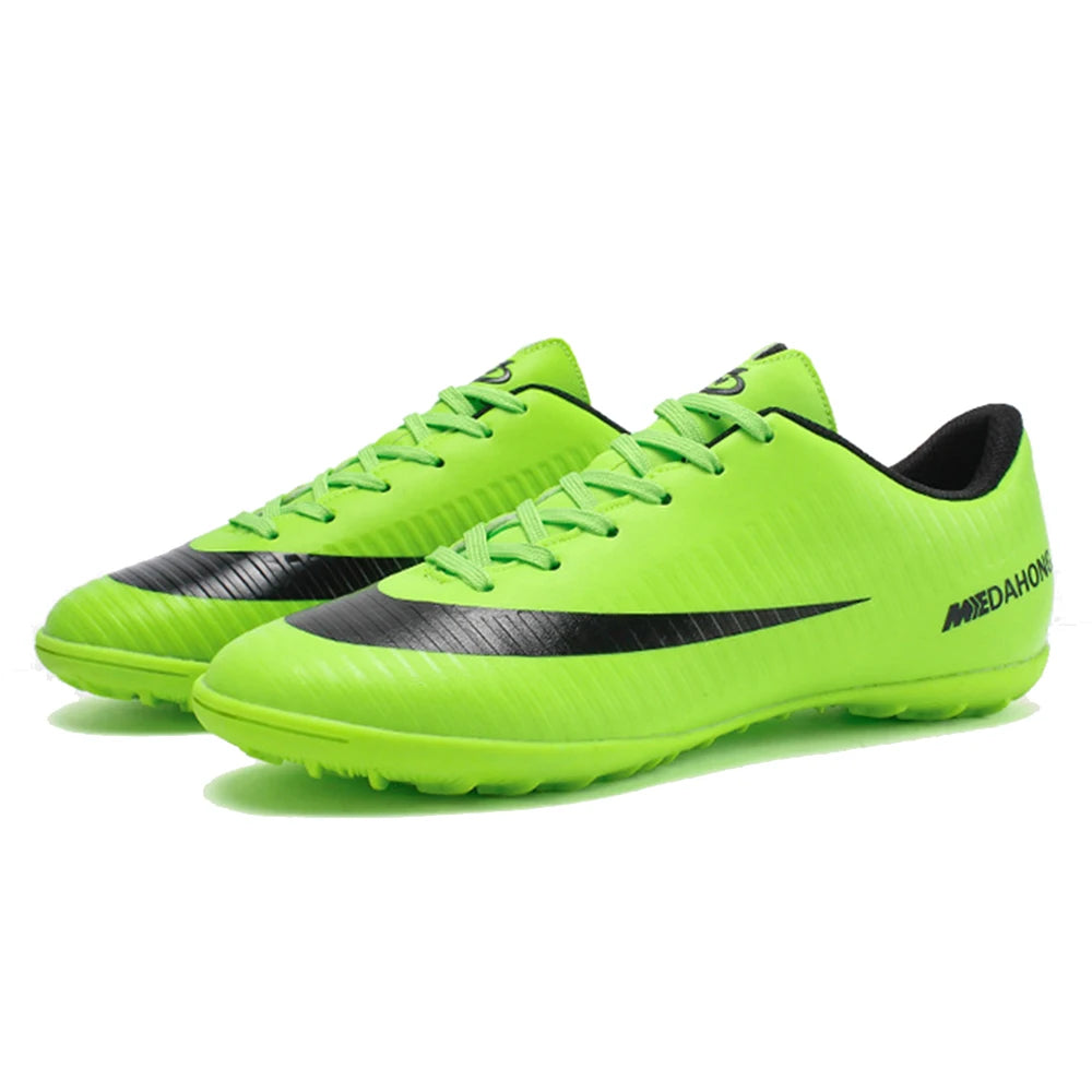 2023 Classic Soccer Shoe Men's Short Nail Artificial Grass Student Adult TF Short Nail Flat Bottom Training Football Shoes