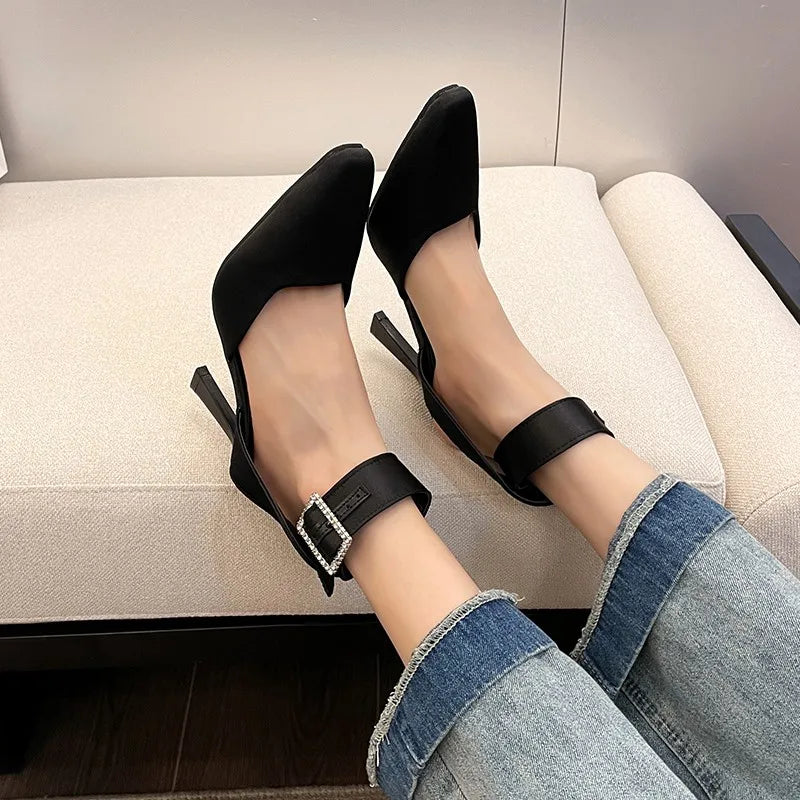 Women's Stiletto Sandals Very High Heel Summer Sexy News Trends 2023  Dresses Luxury Designer Heel Shoe Elegant Party Pole Dance